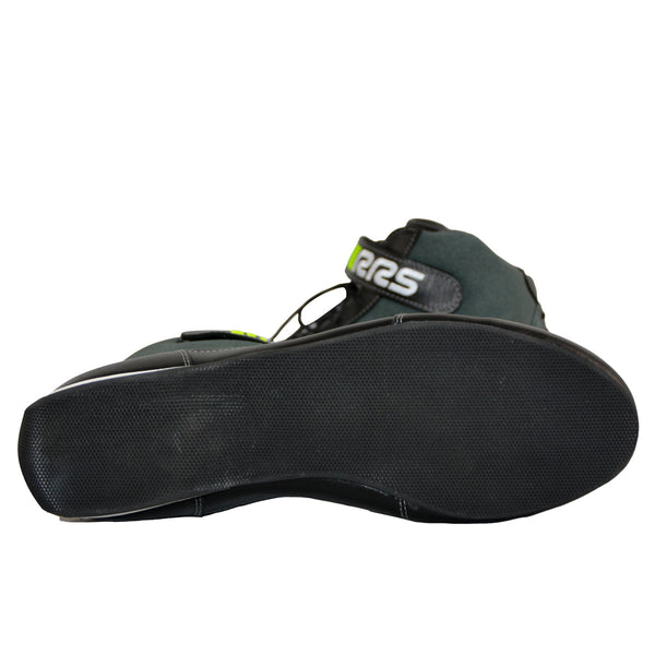 RRS Prolight FIA-Approved Racing Boots (Grey/Acid Yellow)