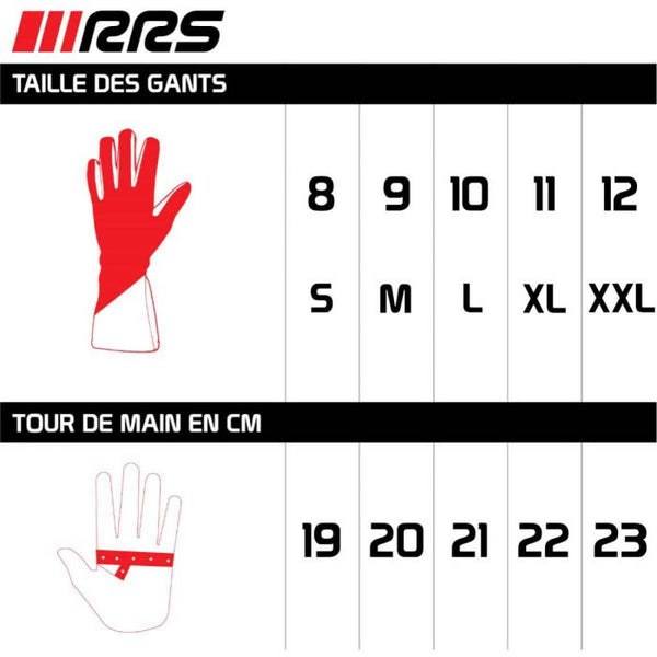 RRS Virage 3 Racing Gloves (Red/White) - FIA Approved