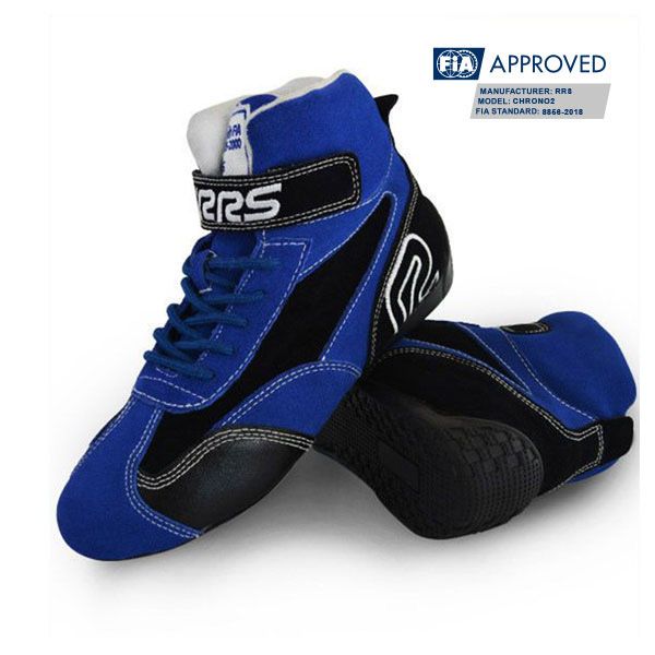RRS FIA Fireproof Racing Boots - Blue