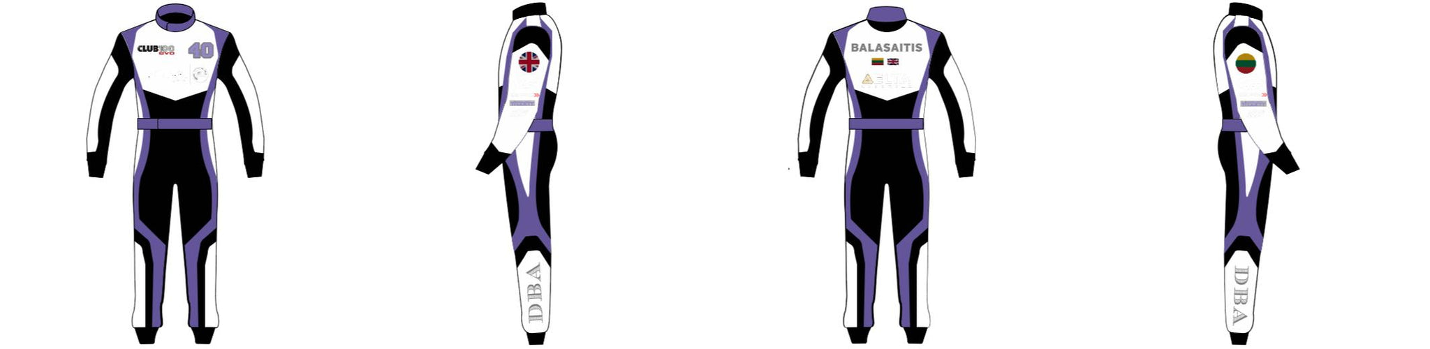 Racesuit Template Design 11