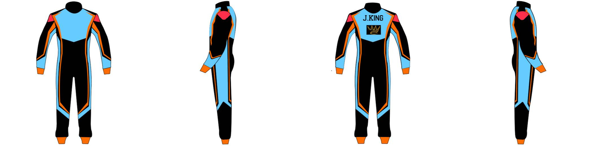 Embroidered Kartsuit Template Design 01