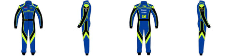 Sublimated Kartsuit Template Design 08