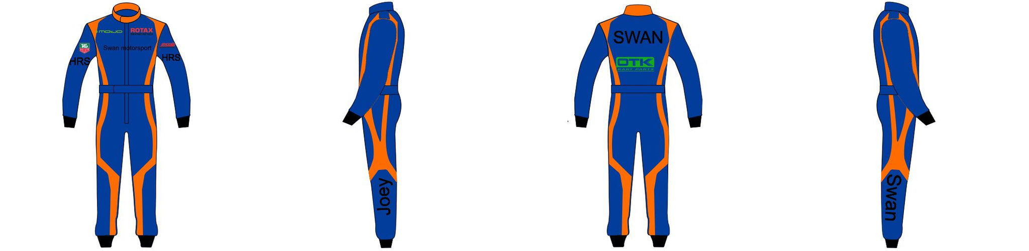 Embroidered Kartsuit Template Design 02