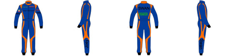 Embroidered Kartsuit Template Design 02