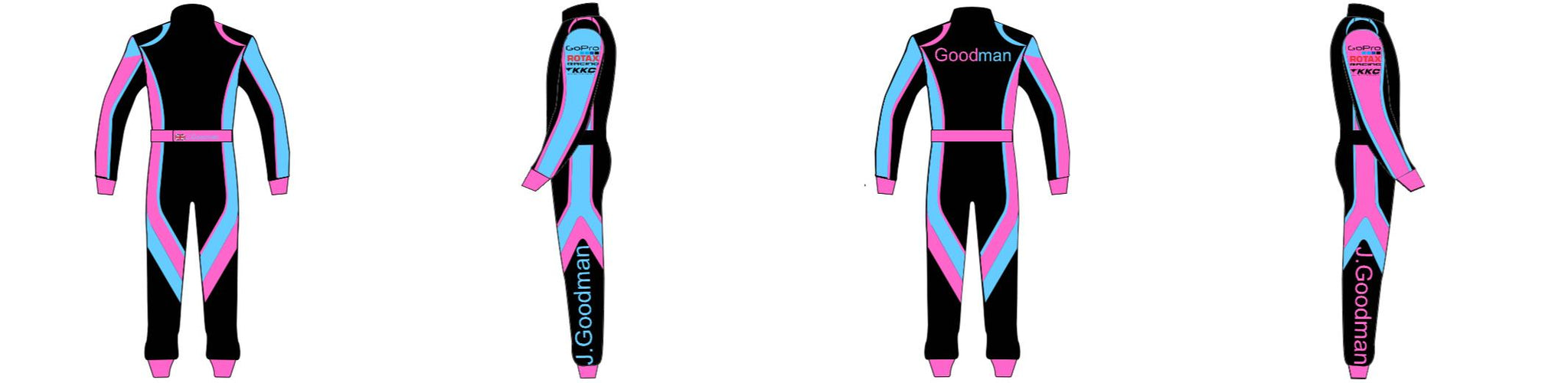 Embroidered Kartsuit Template Design 07