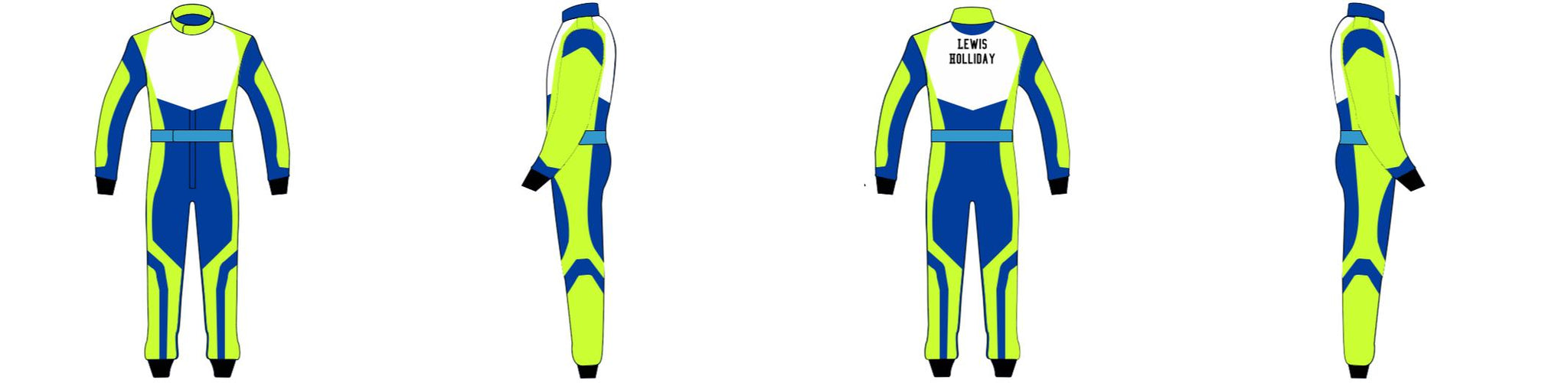 Embroidered Kartsuit Template Design 11