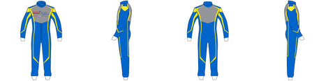 Sublimated Fuji Gold Kartsuit Template Design 01