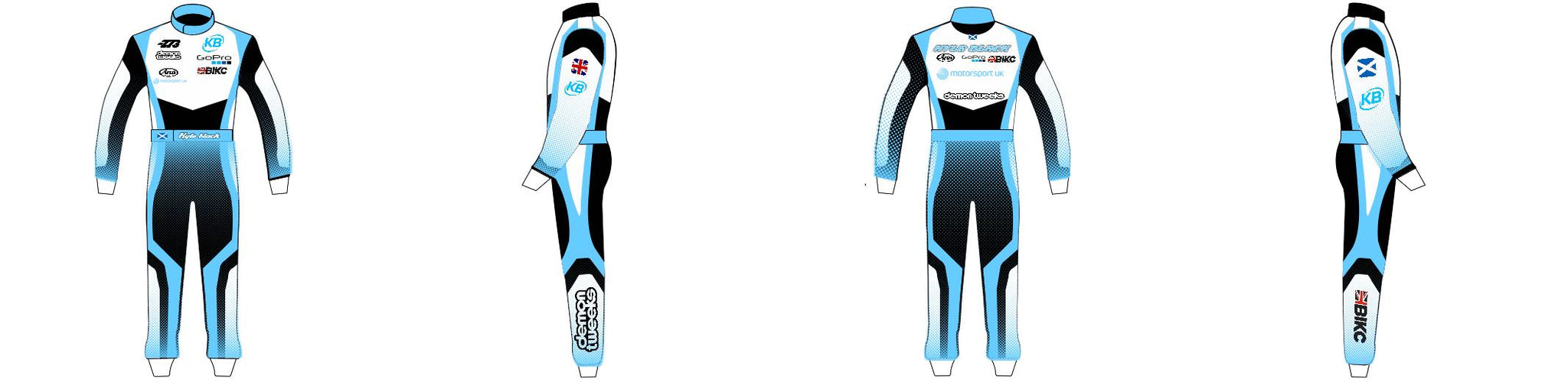 Embroidered Kartsuit Template Design 11