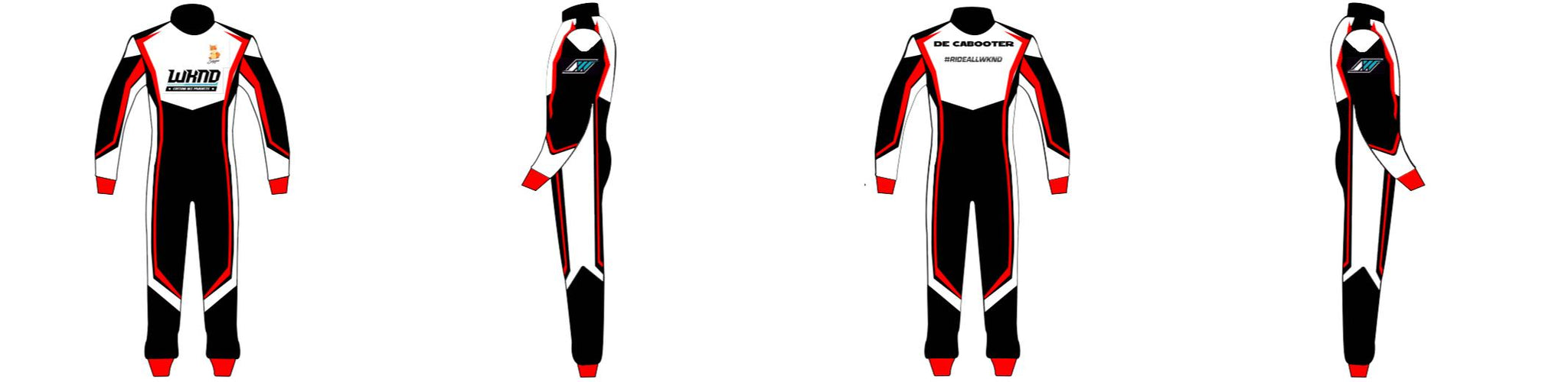 Embroidered Kartsuit Template Design 01