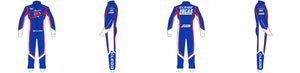 Sublimated Fuji Gold Kartsuit Template Design 09