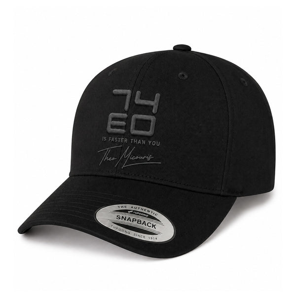 Theo Micouris 74EO Snapback Cap Black