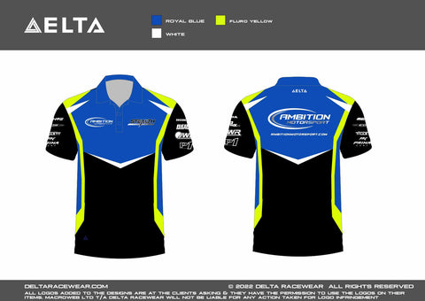 Ambition Motorsport Women's Sublimated Polo Shirt