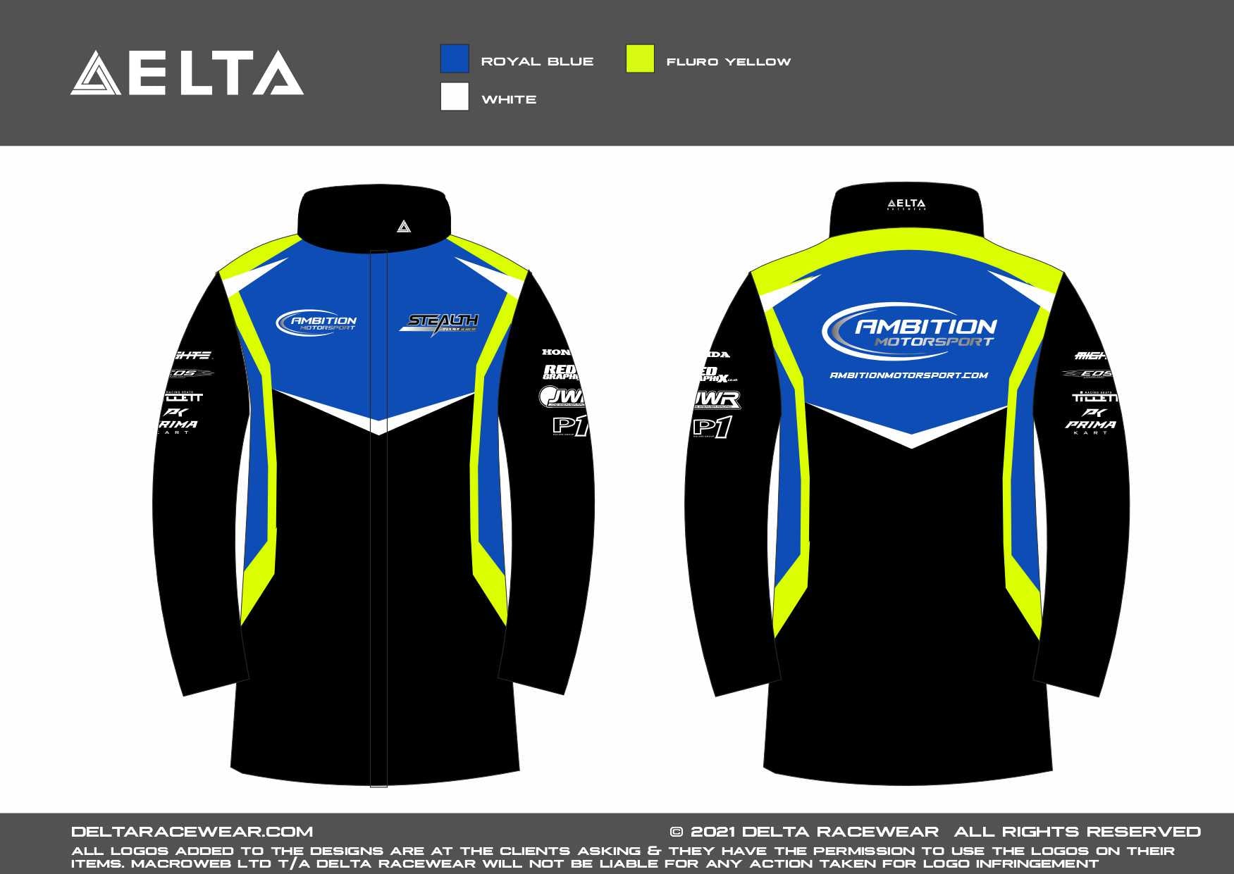 Ambition Motorsport Sublimated Kid's Winter Coat