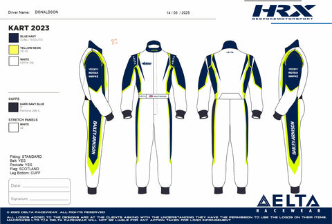 Arnison Sublimated Fuji Gold FIA 877-2022 Kartsuit