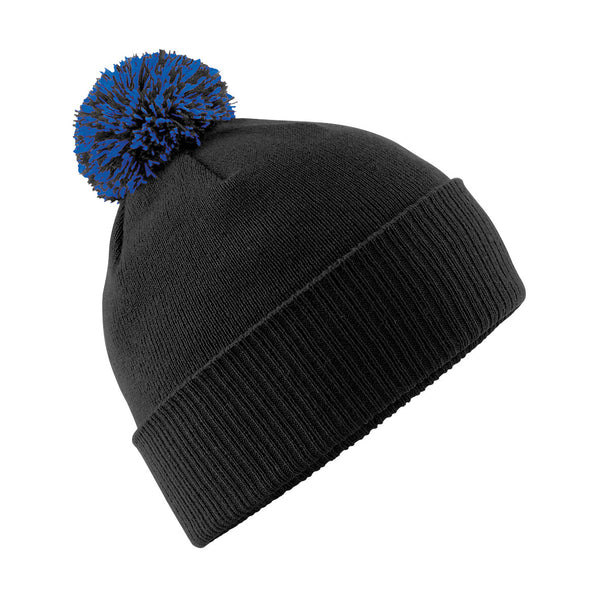 Embroidered Bobble Hat