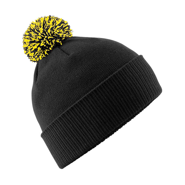 Embroidered Bobble Hat