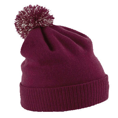 Embroidered Bobble Hat