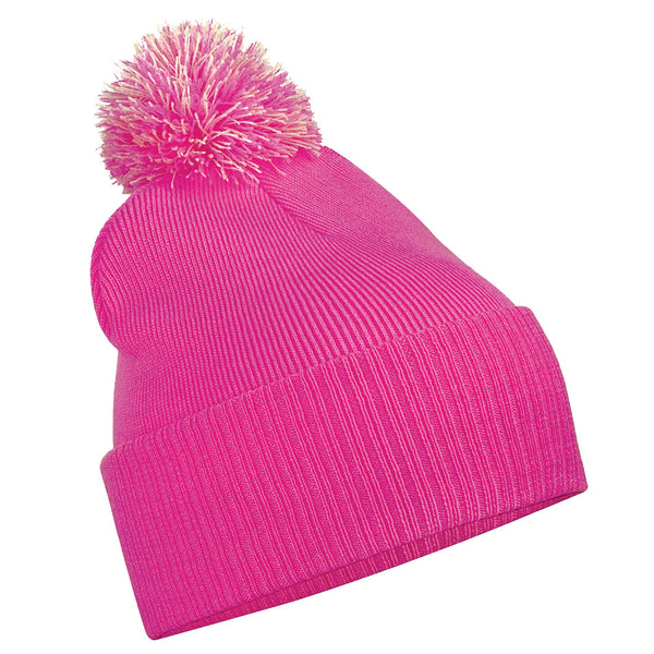 Embroidered Bobble Hat