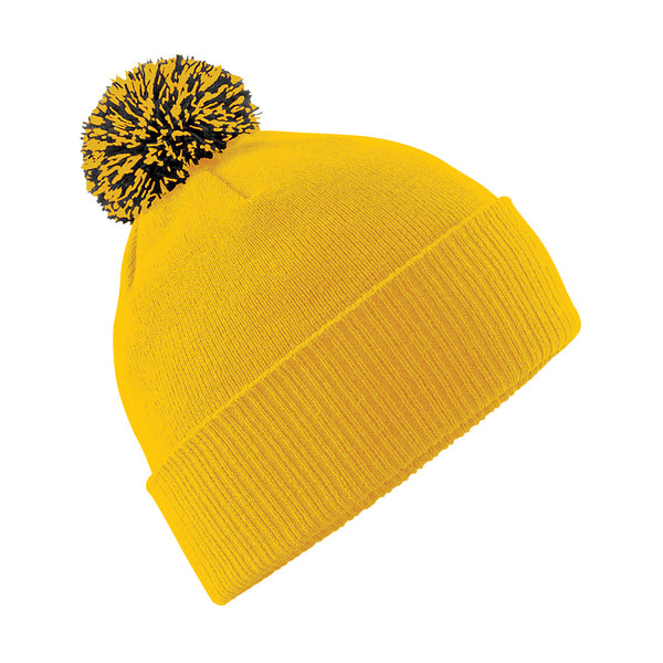 Embroidered Bobble Hat