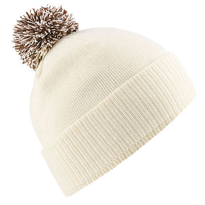 Embroidered Bobble Hat