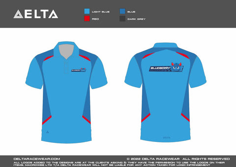 Blueberry Motorsport Sublimated Men's Polo Shirt