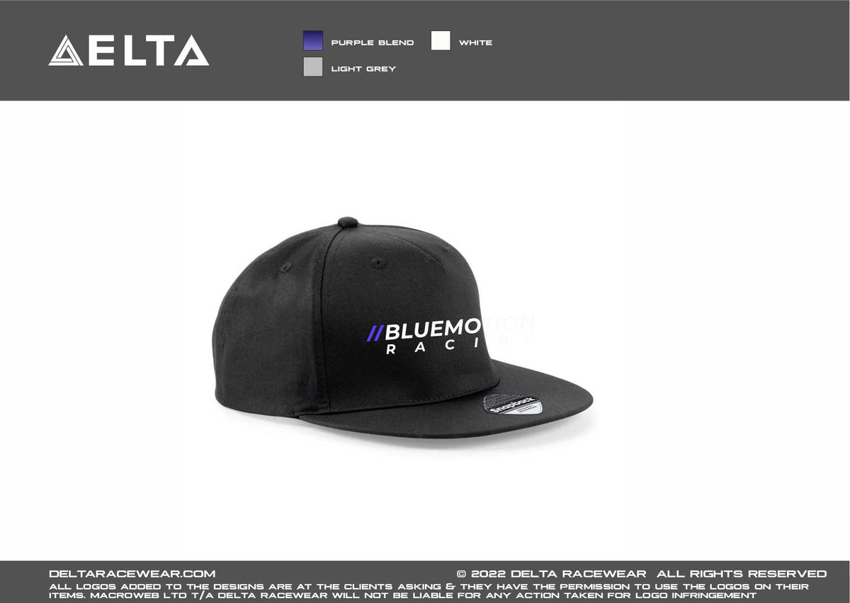 BlueMotion Racing Embroidered Cap – Delta Racewear