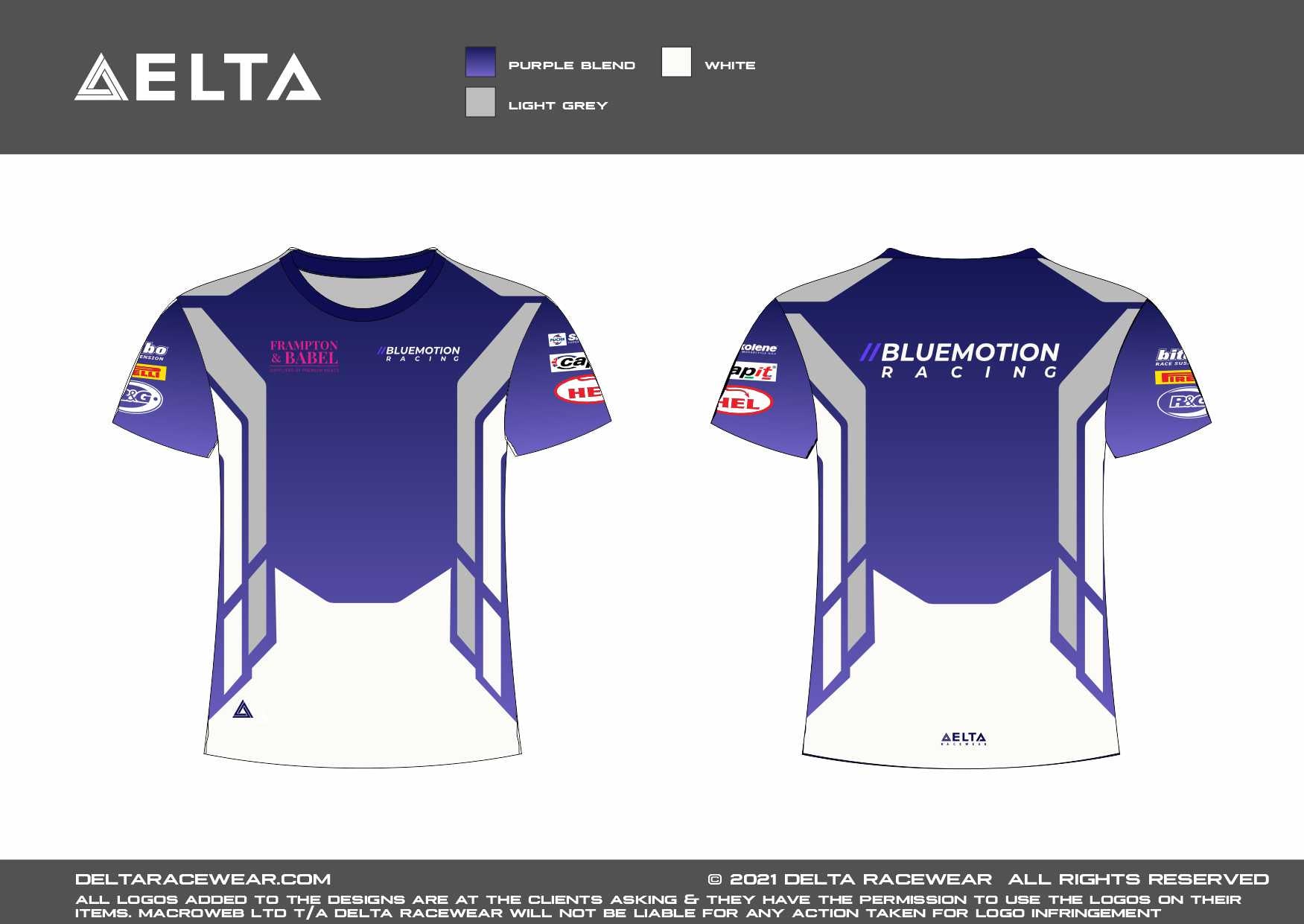 BlueMotion Racing Sublimated Men's T-Shirt – Delta Racewear
