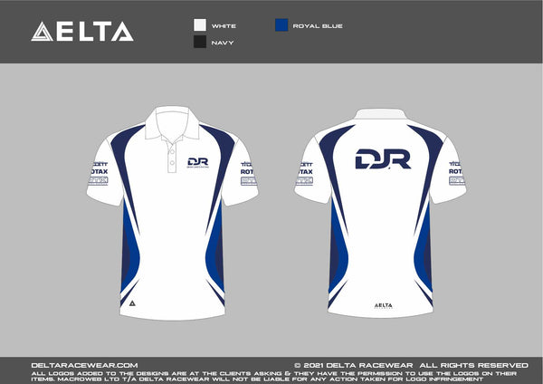 DJR Racing Sublimated Kid's Polo Shirt