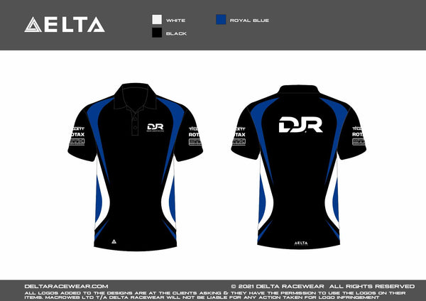 DJR Racing Sublimated Kid's Polo Shirt