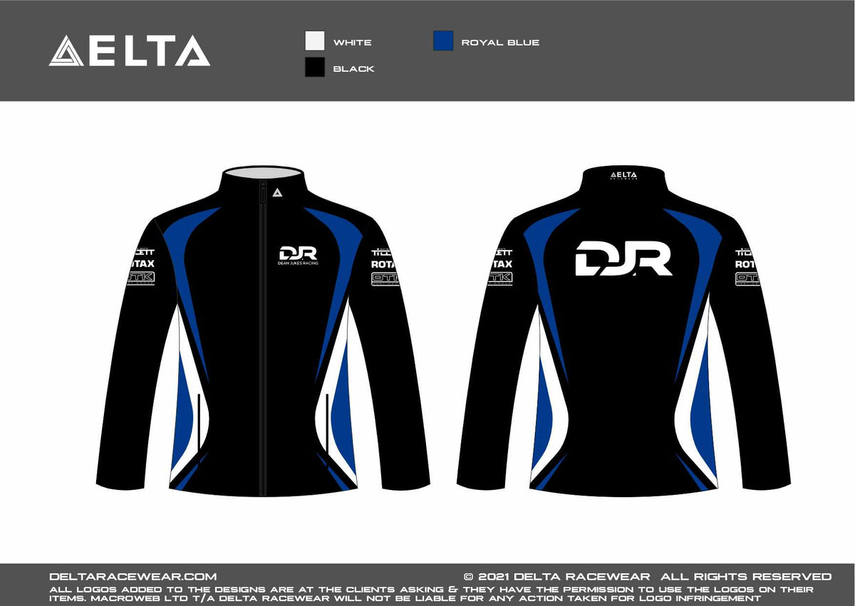Delta Racewear DJR Racing Sublimated Kid's Softshell Jacket – Delta Racewear