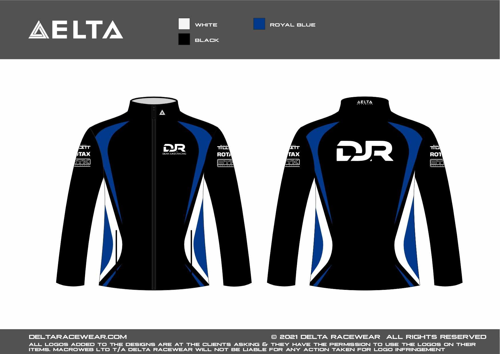DJR Racing Sublimated Women's Softshell Jacket
