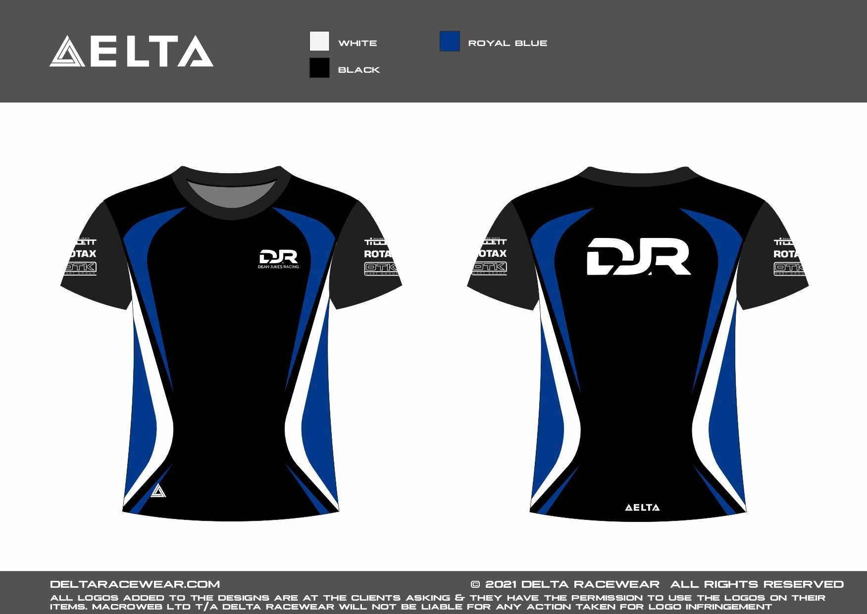 DJR Racing Sublimated Kid's T-Shirt