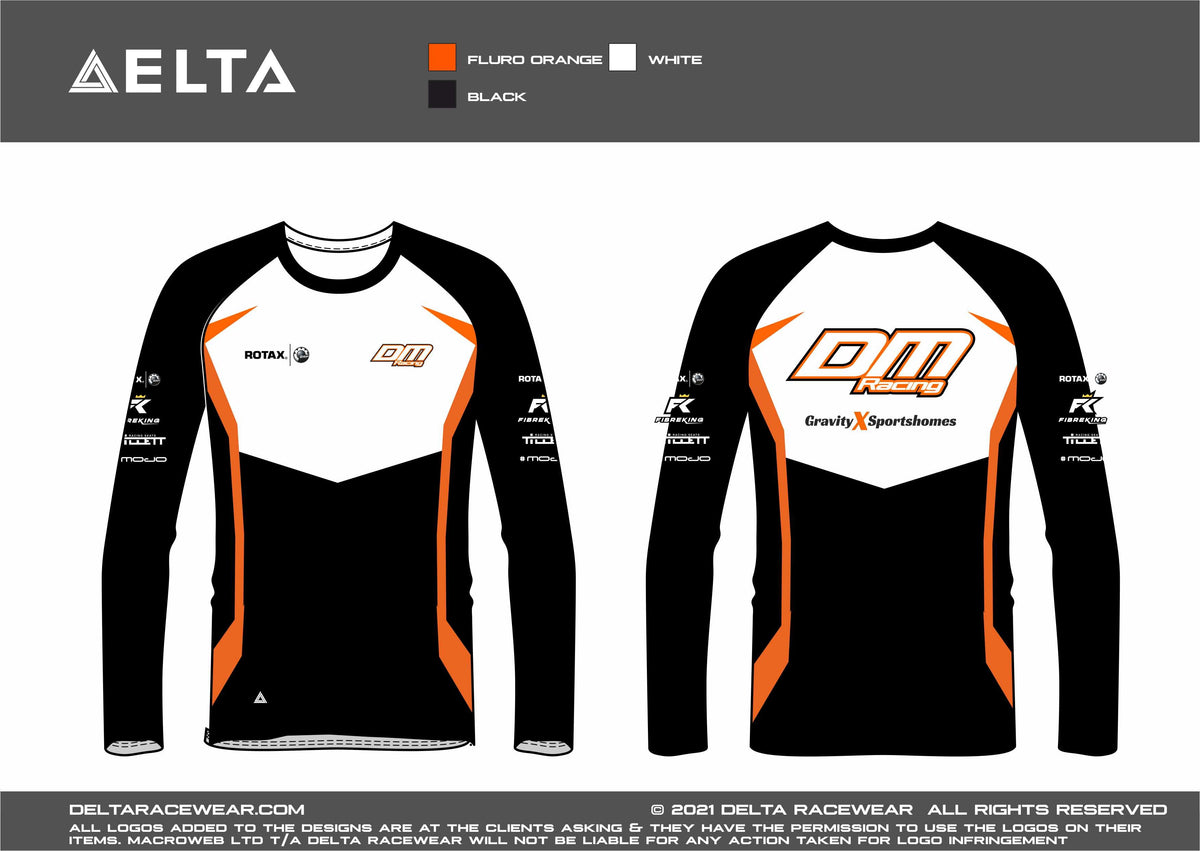 DM Racing 2023 Sublimated Kid's Baselayer – Delta Racewear