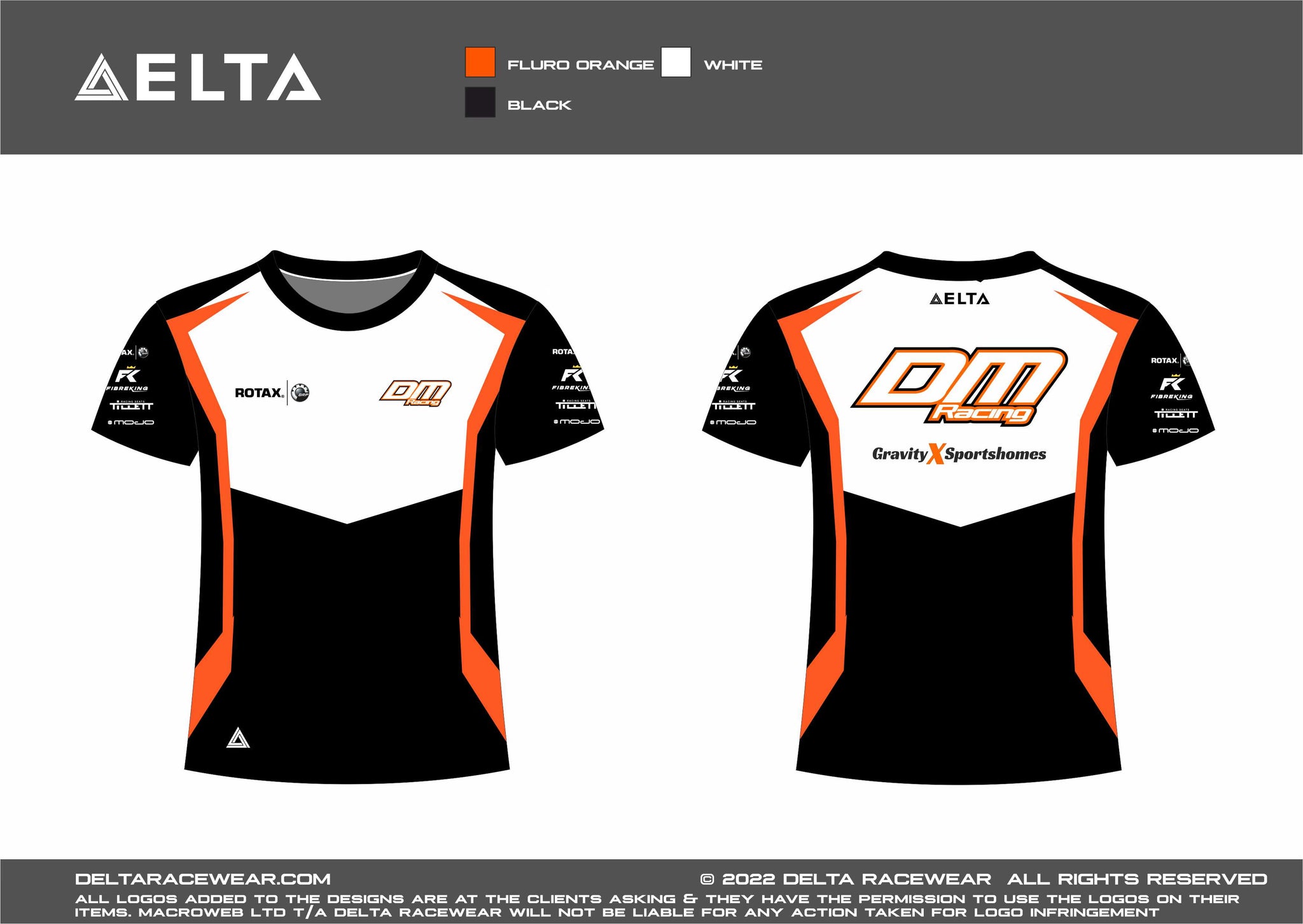 DM Racing Sublimated Men's T-Shirt