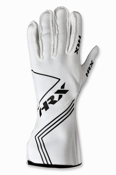 HRX Racer Evoluzione White FIA 8856-2018 Gloves
