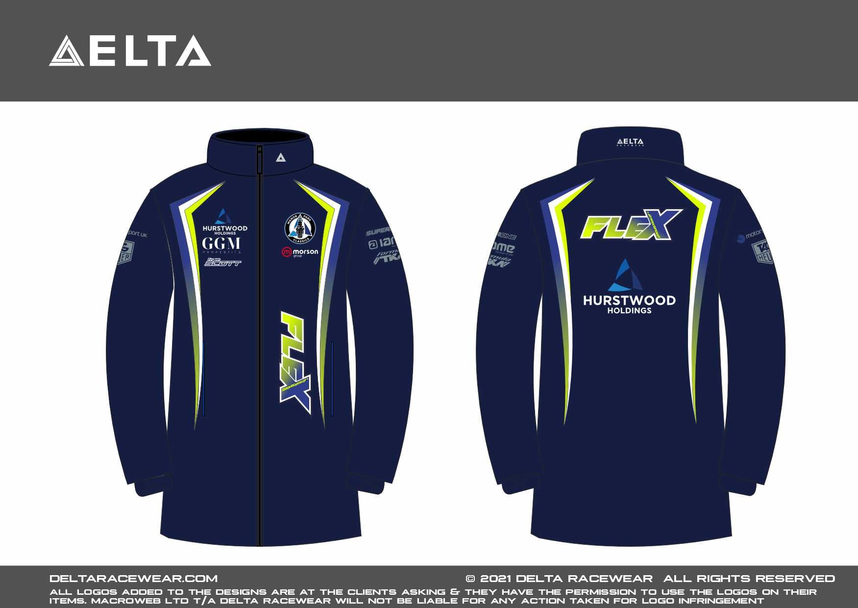 Flex Motorsport Sublimated Kid's Winter Coat