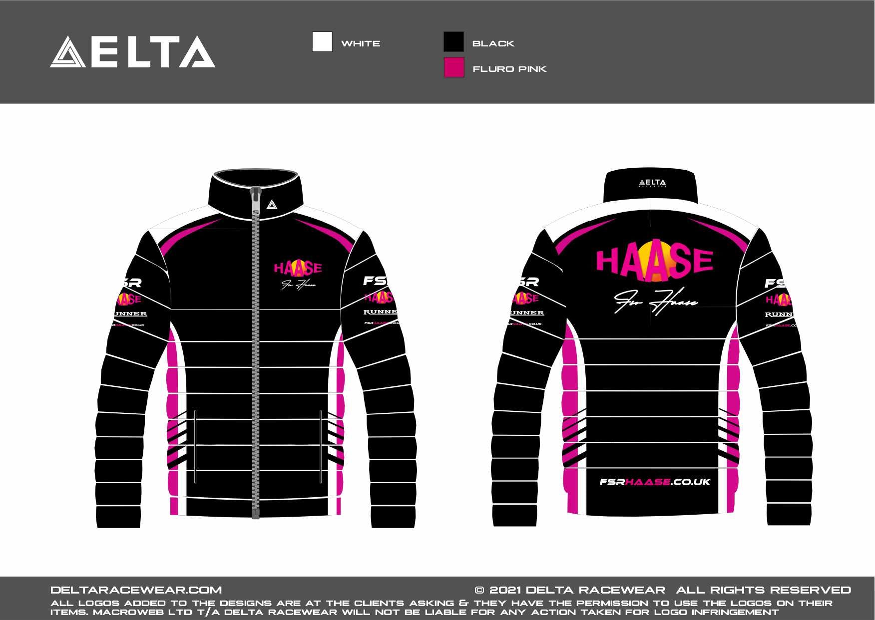 Official FSR Haase 2025 Sublimated Kid's Padded Jacket