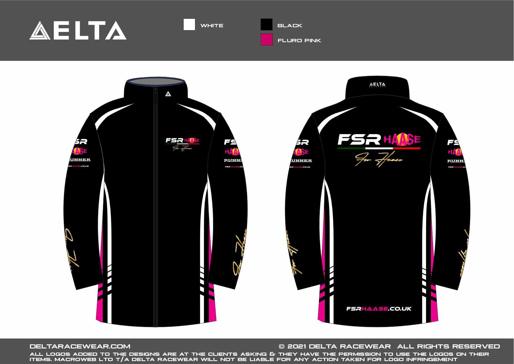Official FSR Haase 2026 Sublimated Women's Winter Coat – Delta Racewear