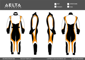 Embroidered Kartsuit Template Design 11
