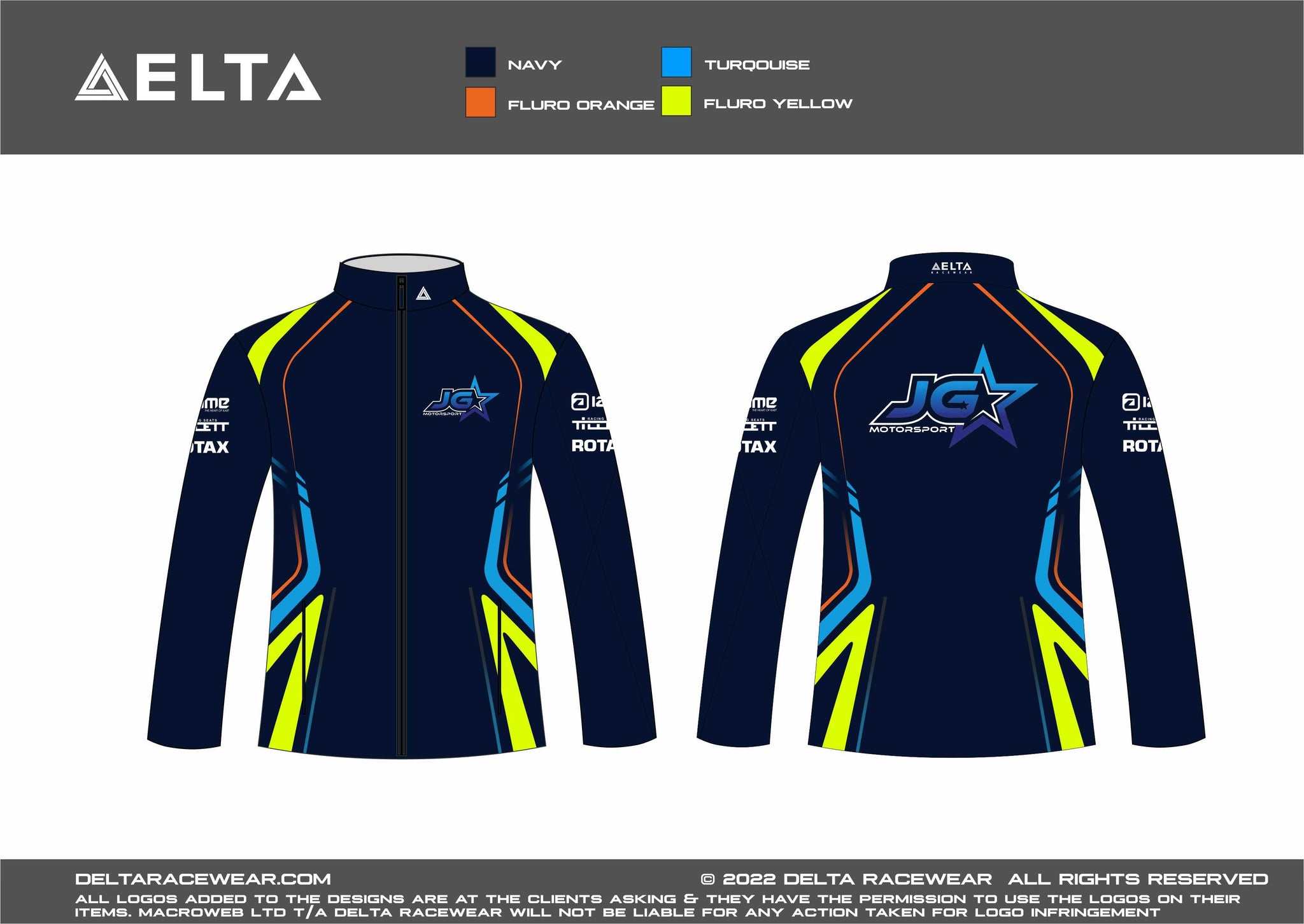 JG Motorsport Sublimated Women's Softshell Jacket