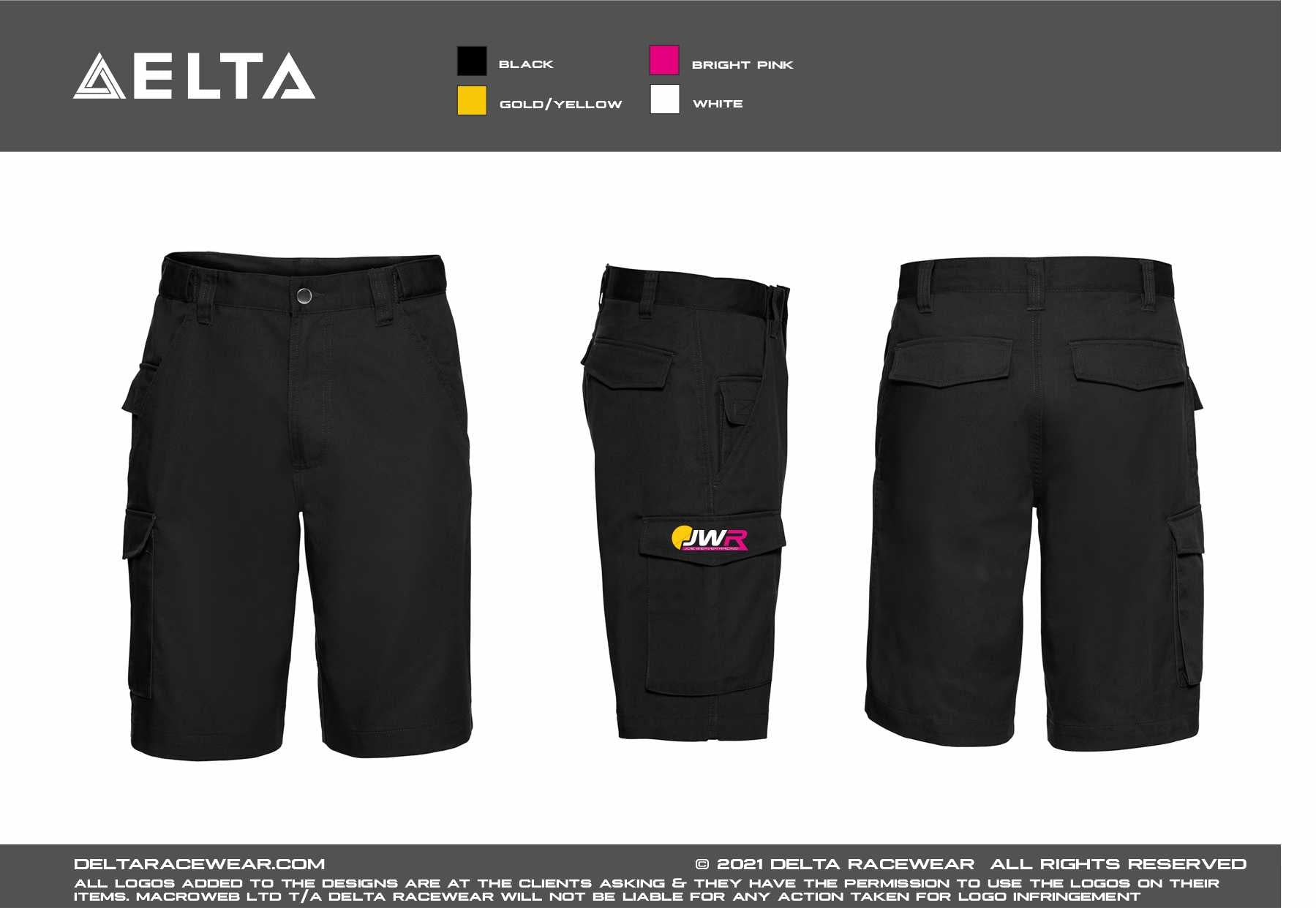 JWR Karting Embroidered Shorts