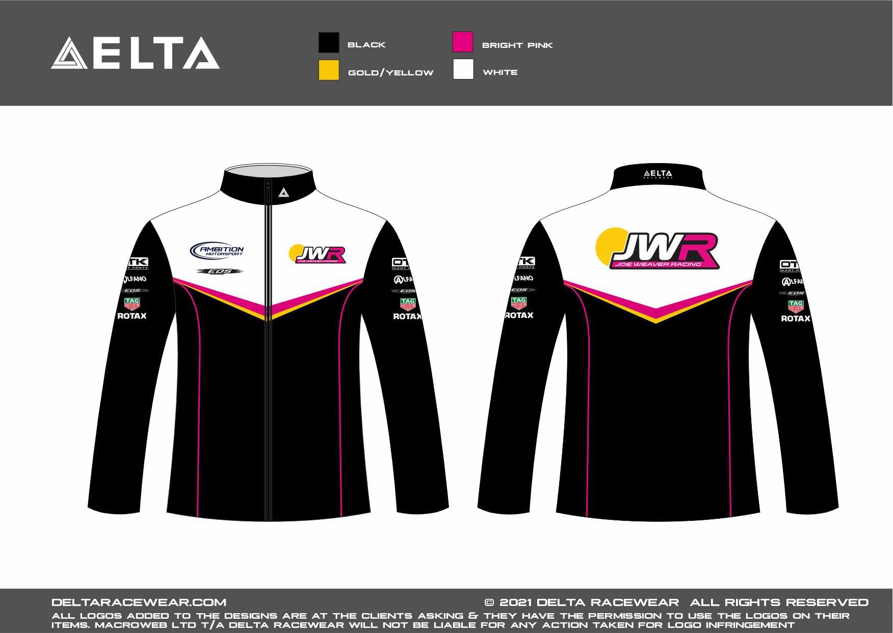 JWR Karting Sublimated Kid's Softshell Jacket