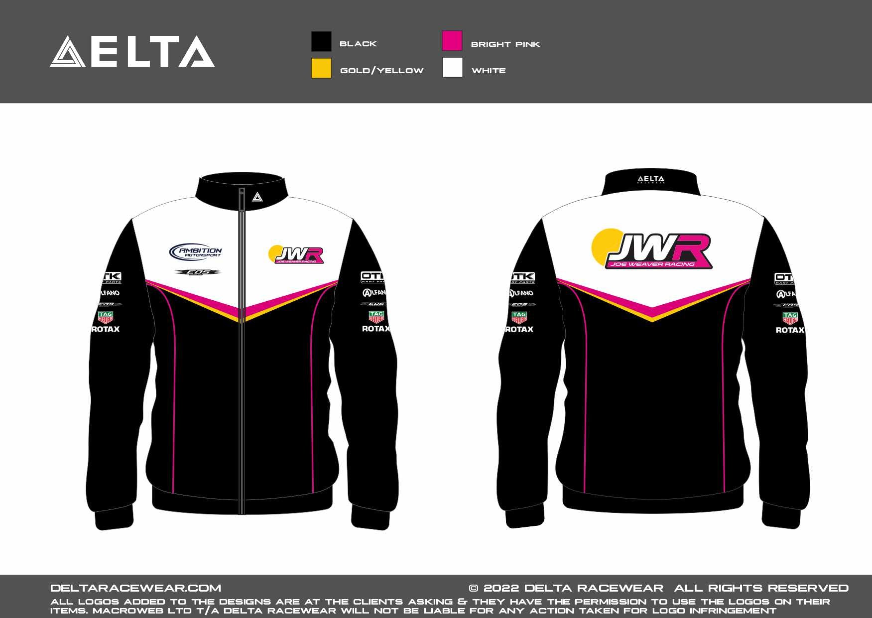 JWR Karting Sublimated Kid's Track Top