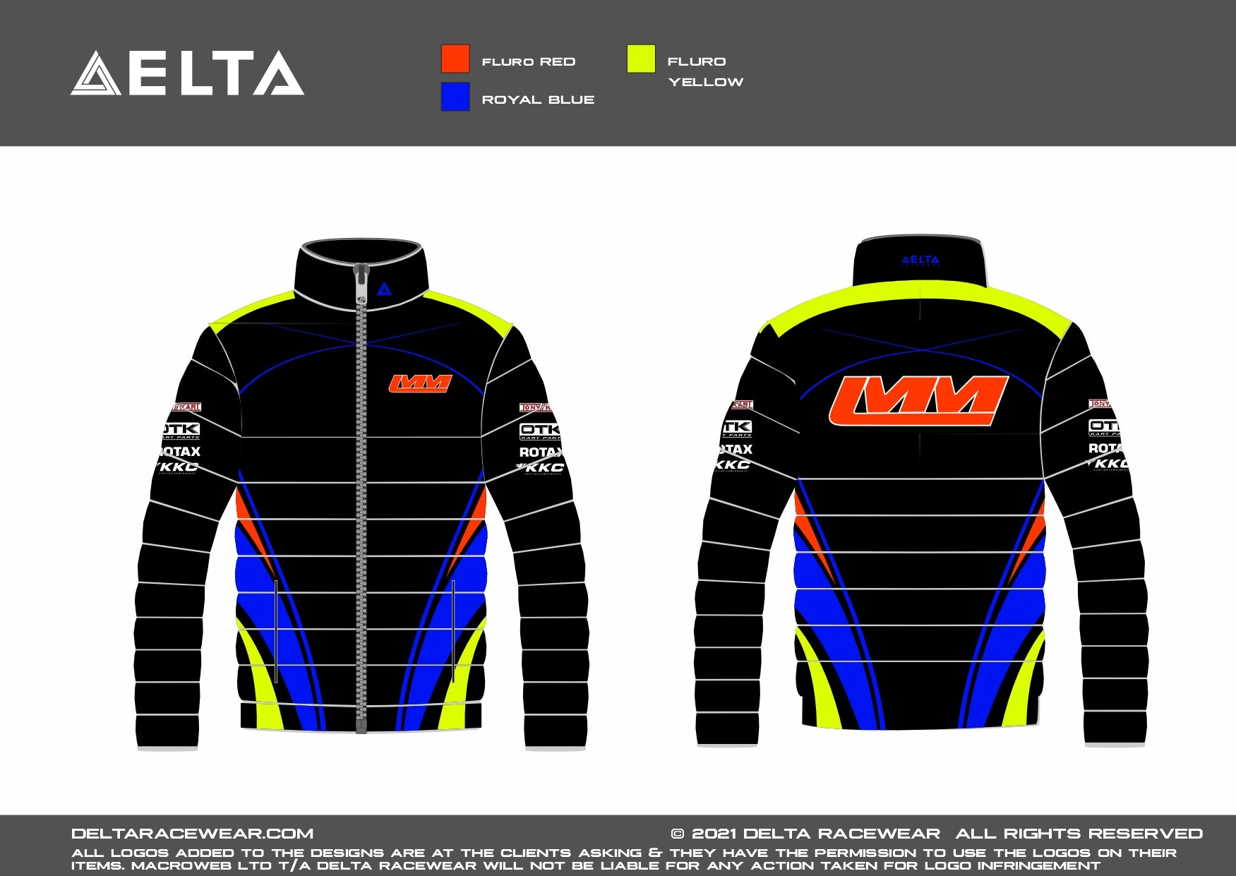 LMM Sublimated Kid's Padded Jacket