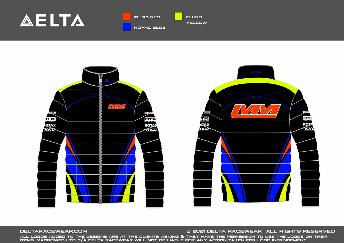 LMM Sublimated Women's Padded Jacket – Delta Racewear