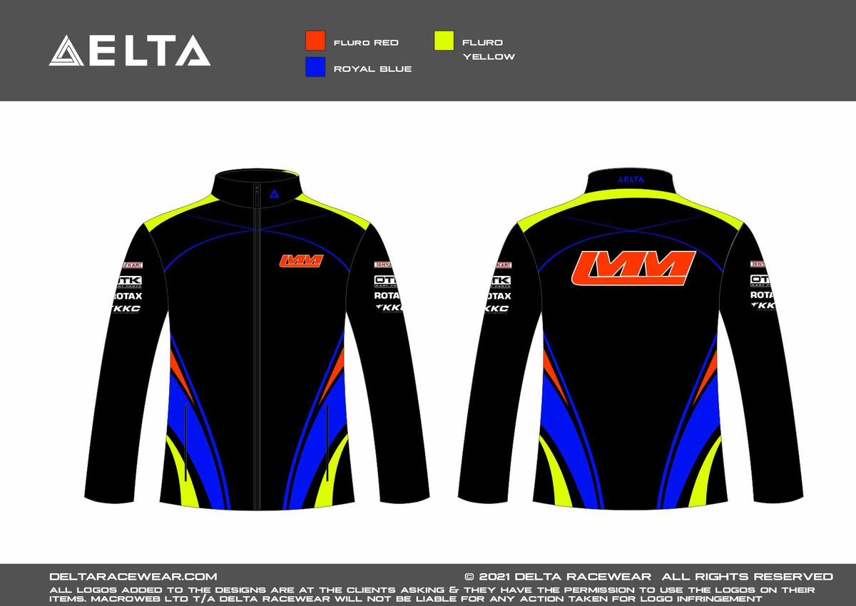 Delta Racewear LMM Sublimated Kid's Softshell Jacket – Delta Racewear