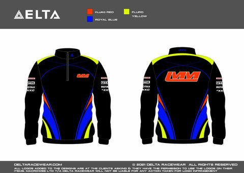 LMM Sublimated Men's Zip Neck Jumper