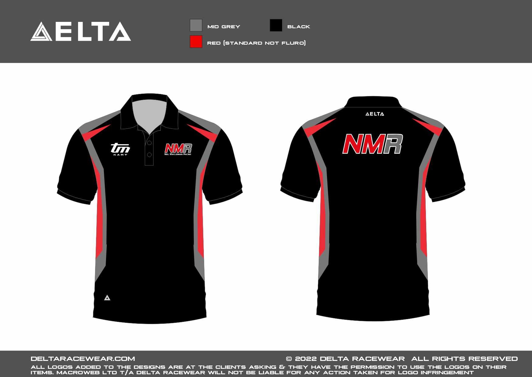 NMR Sublimated Kid's Polo Shirt