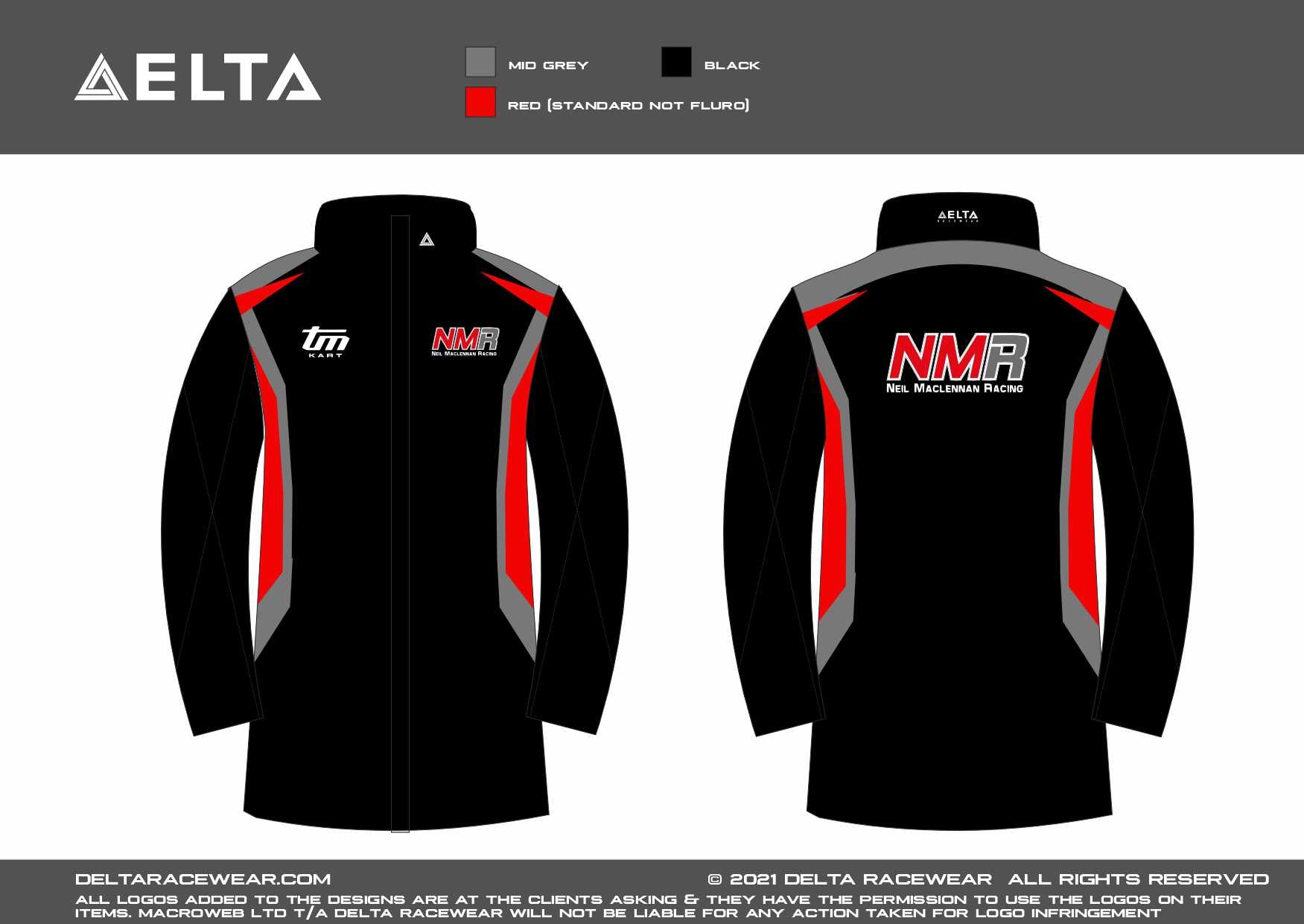 NMR Sublimated Kid's Winter Coat