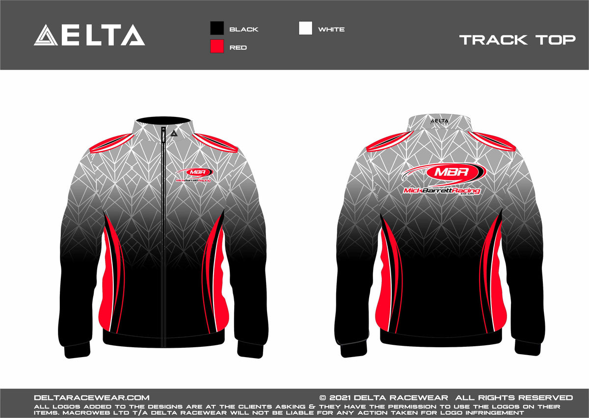 MBR Sublimated Men's Sublimated Track Top – Delta Racewear